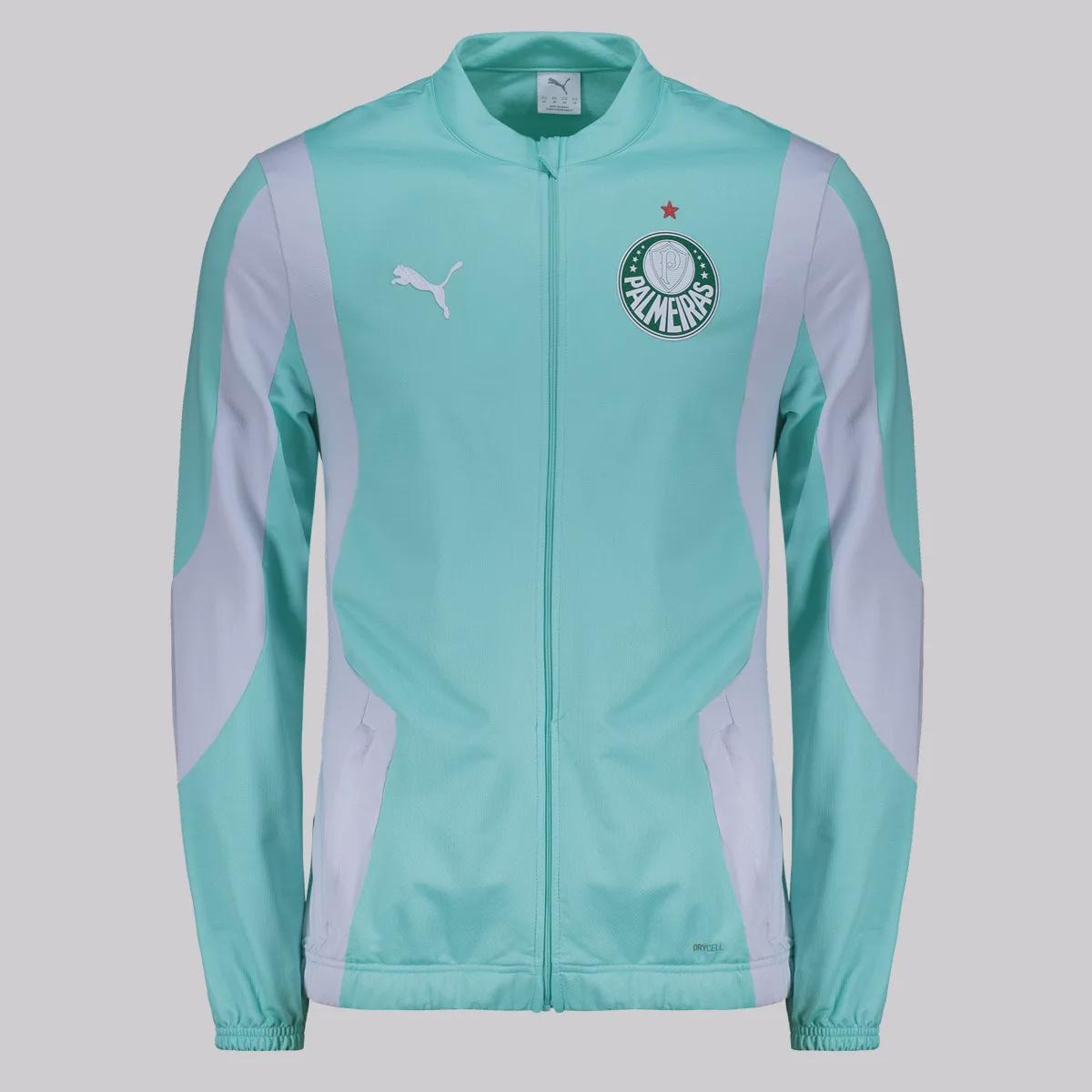 Jaqueta Masculina do Palmeiras 2025 Puma Pré-Jogo Hino em Promoção