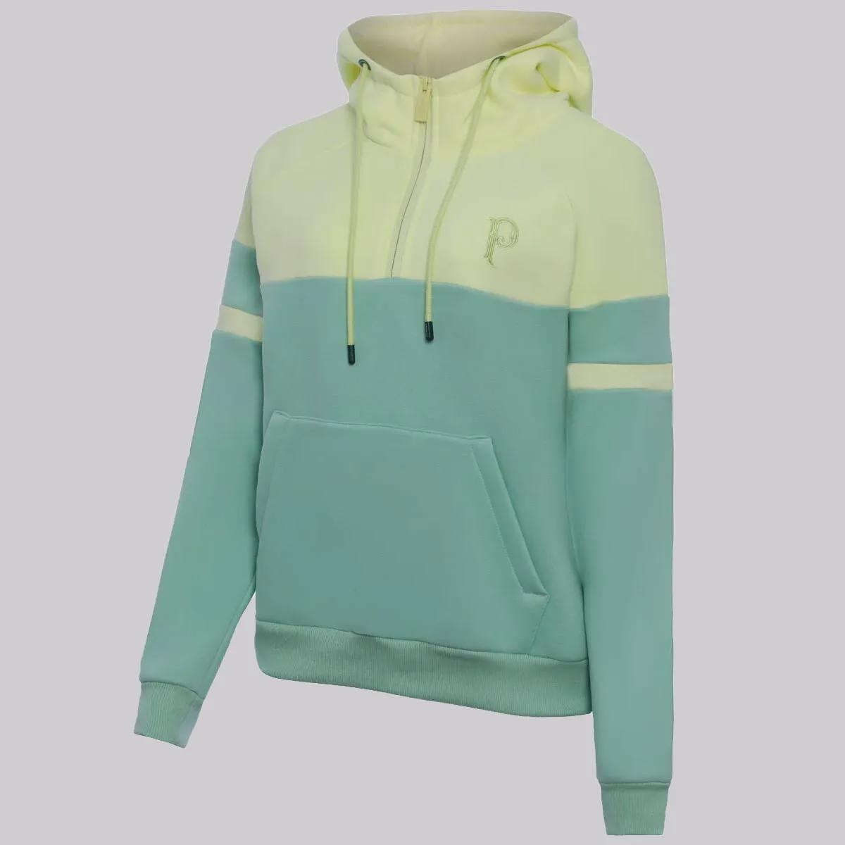 Blusão de Moletom do Palmeiras Block Zíper Feminino Centauro