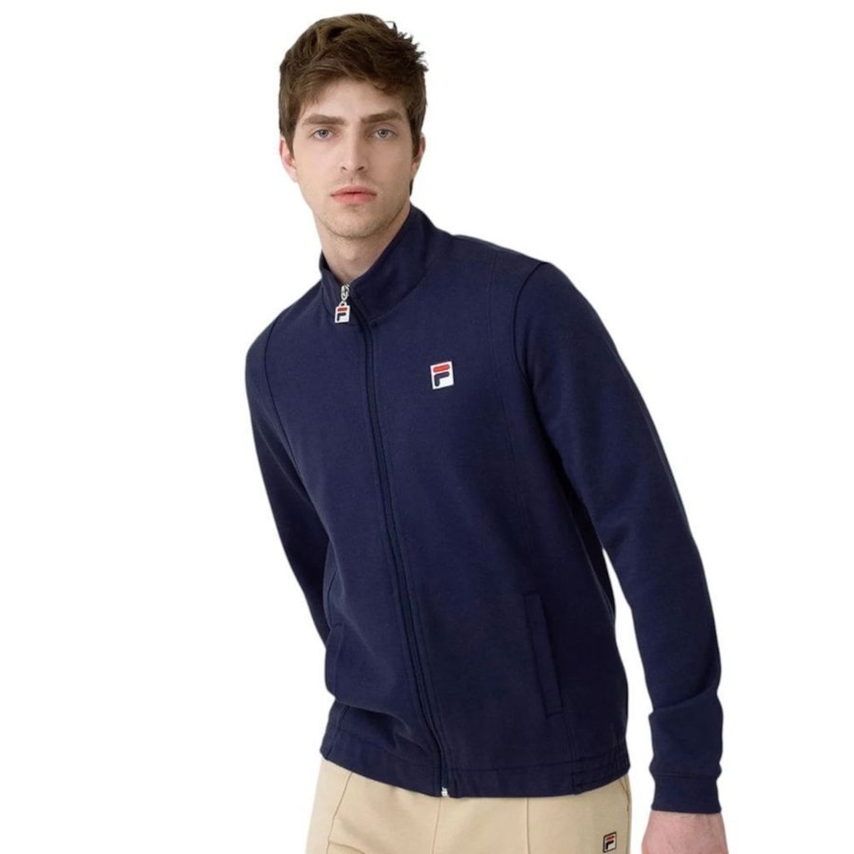 Jaqueta Masculina Fila sem Capuz Heritage Bonadi em Promoção