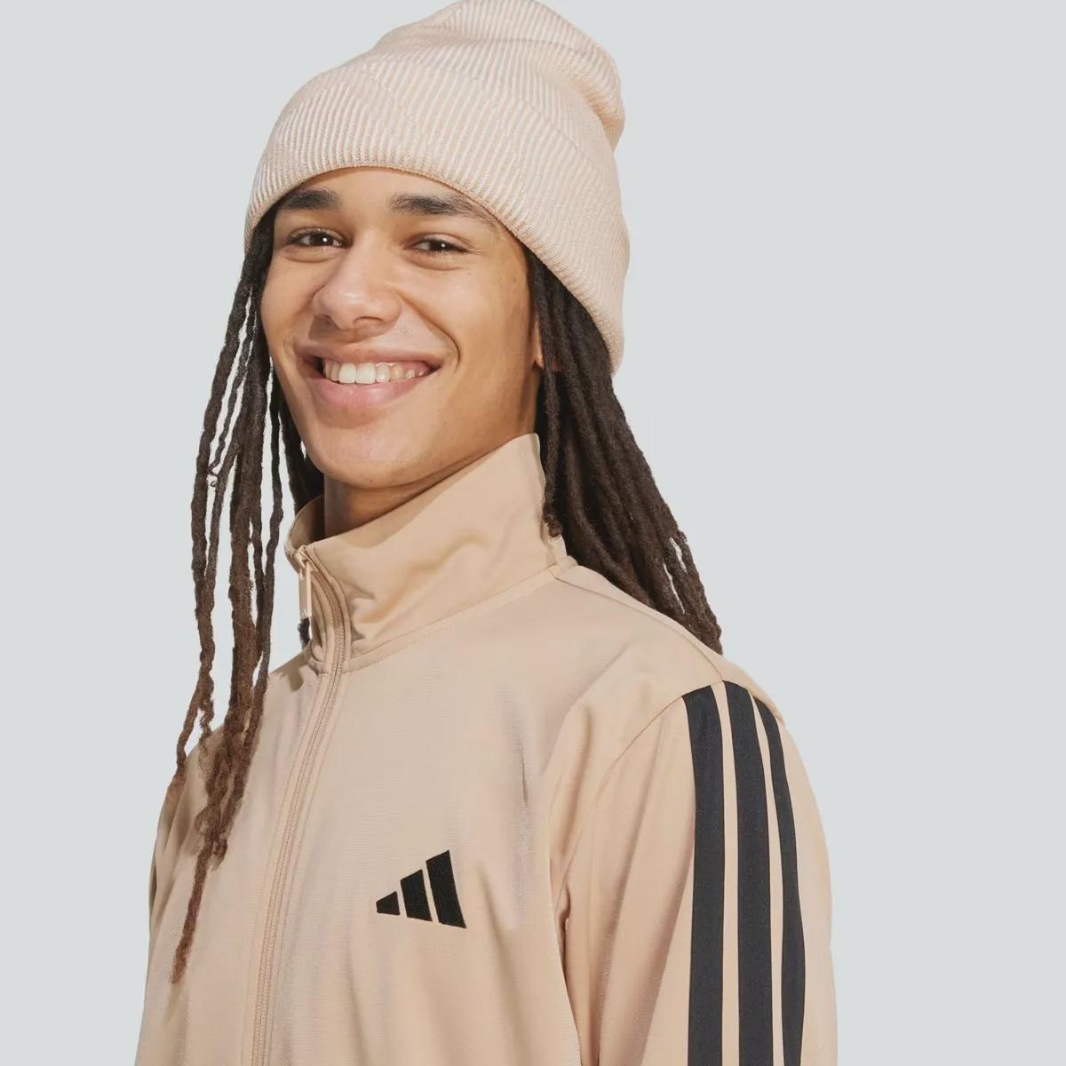 Agasalho Masculino Adidas sem Capuz 3 Stripes - Foto 8