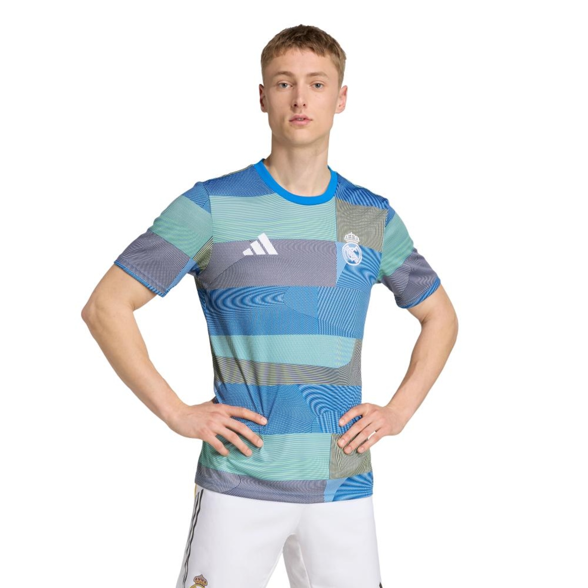 Camisa Pré-Jogo Real Madrid 25/26 Masculina Adidas | Centauro