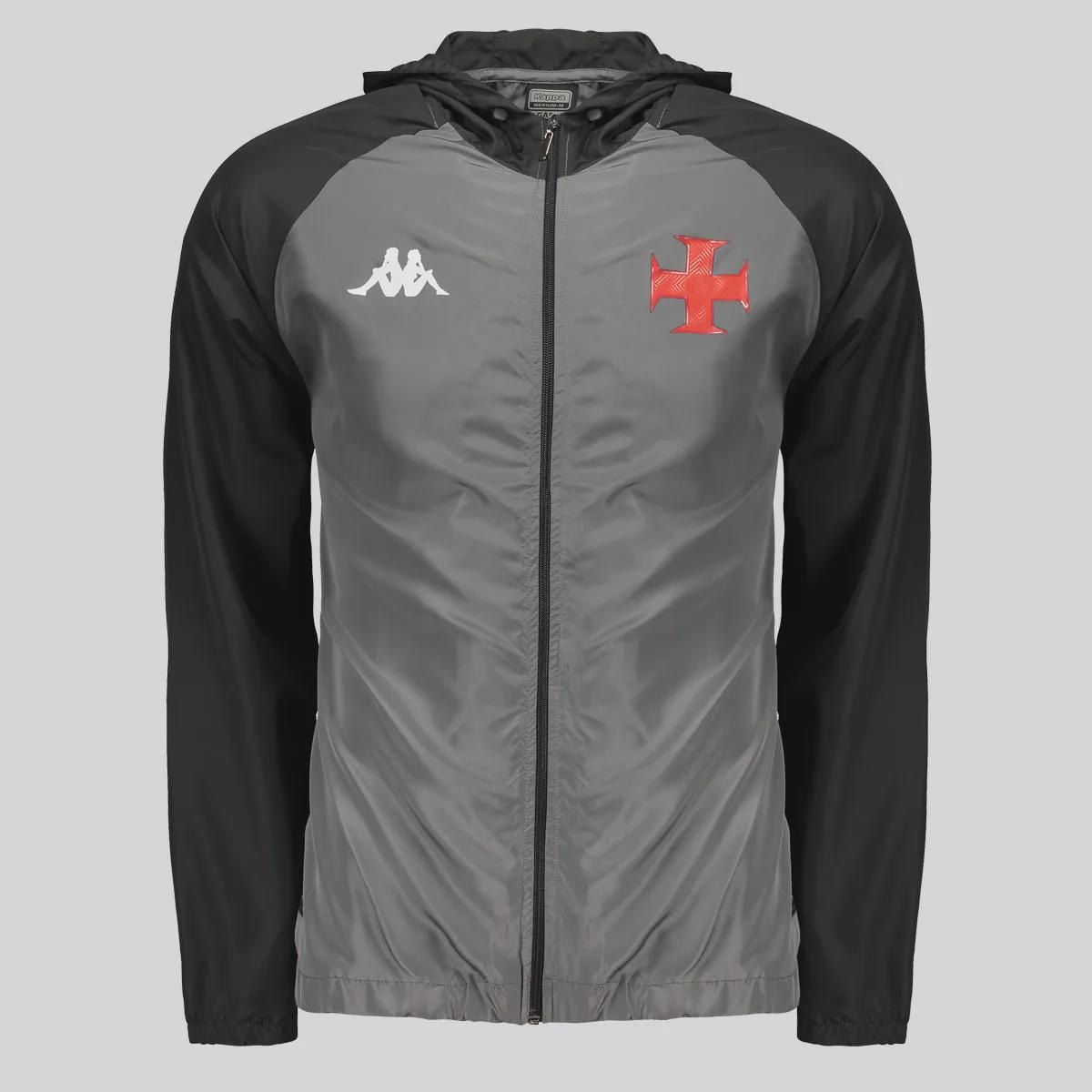 Jaqueta Corta Vento Do Vasco Kappa Treino Atleta 2025 Centauro