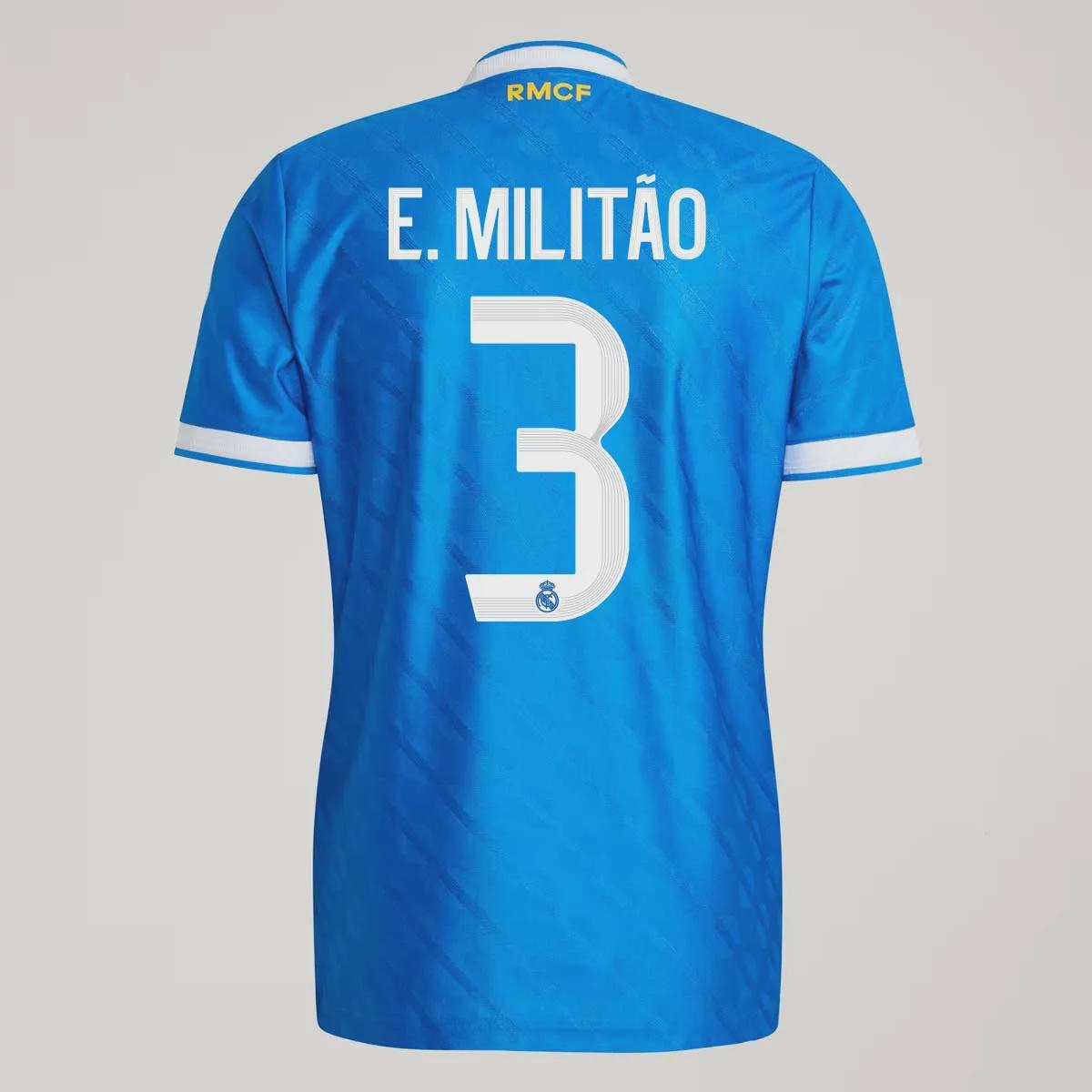 値下げ‼️正規品 Real Madrid E. Militão ユニフォーム Camisa Real Madrid III 25/26 Masculina adidas Jogador 3 E