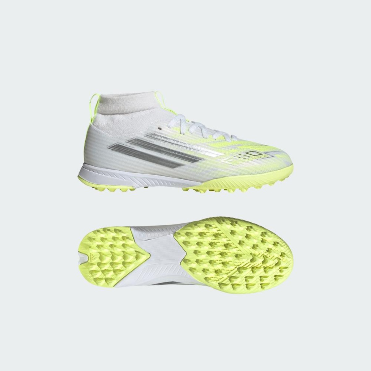 Chuteira Society Infantil Adidas Cano Alto F50 Sparkfusion League