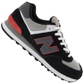 Tênis New Balance 574 Core Plus - Masculino PRETO/CINZA
