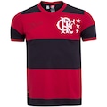 Camiseta do Flamengo Zico Braziline - Masculina VERMELHO/PRETO