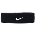 Testeira Nike Swoosh Headband - Azul Marinho com Rosa-Azul Marinho / Rosa-R1 PRETO/BRANCO