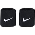 Munhequeira Nike Peq Swoosh Wristband Unissex Ac2286-409 PRETO/BRANCO