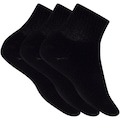 Kit de Meias Oxer Médio com 3 Pares - Infantil PRETO