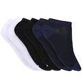 Kit de Meias Oxer Ladies Micro Fiber com 6 Pares - Feminino PRETO/BRANCO