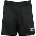 Calção Juvenil Umbro Twr Aria PRETO/BRANCO