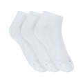 Kit de Meias Oxer Sapatilha com 3 Pares - 34 a 38 - Adulto BRANCO