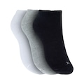 Opção de cor 1 de Kit de Meias Oxer Sapatilha com 3 Pares - 34 a 38 - Adulto