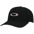 Boné Aba Curva Oakley Tincan - Fechado - Adulto PRETO/PRATA