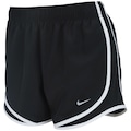 Shorts Nike Dry Tempo Running - Feminino PRETO/BRANCO