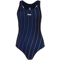 Maiô Fila Austrália Print - Feminino AZUL ESCURO