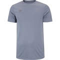 Camisa Umbro Manga Curta TWR Striker - Masculina CINZA