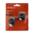 Kit Farol de Bike em Silicone Atrio Dianteiro e Traseiro BI049 PRETO
