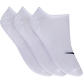 Kit de Meias Sapatilha Nike Lightweight Train com 3 Pares - Feminino BRANCO