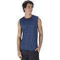 Camiseta Regata Oxer Básica Mescla - Masculina Azul Mescla