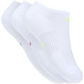 Kit de Meias Invisível Nike Performance Cushioned com 3 Pares - Feminino BRANCO