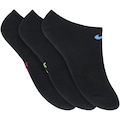 Kit de Meias Invisível Nike Performance Cushioned com 3 Pares - Feminino PRETO