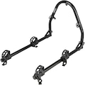 Suporte Horizontal de Parede Duplo Articulado Oxer para 2 Bicicletas PRETO