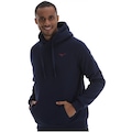 Blusão de Moletom com Capuz Mizuno Soft II - Masculino AZUL ESCURO