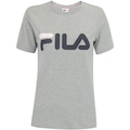 Camiseta Fila Basic Letter - Feminina CINZA CLARO