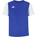 Camisa adidas Estro 19 adidas - Infantil AZUL/BRANCO