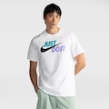 Camiseta Básica Masculina Nike Just Do It BRANCO/PRETO