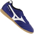 Chuteira Futsal Mizuno Morelia Club IC - Adulto AZUL/BRANCO