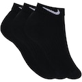 Kit de Meias Nike Everyday Cushioned Low Unissex PRETO