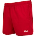 Bermuda de Banho Fila Essential - Masculina VERMELHO/BRANCO