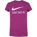Camiseta Nike Sportswear Tee JDI Slim - Feminina ROXO/BRANCO