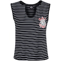 Camiseta do Corinthians Lily - Feminina PRETO/BRANCO