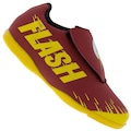 Chuteira Futsal Liga da Justiça Flash Veloc IC - Infantil VERMELHO