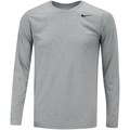 Camiseta Manga Longa Nike Dry Tee Legend - Masculina CINZA