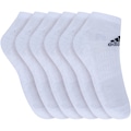 Kit de Meias adidas Cush Low com 6 Pares - 41 a 43 - Masculino BRANCO