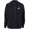 Jaqueta com Capuz Nike Sportswear Essential Hoodie FZ FLC - Feminina PRETO