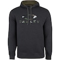 Blusão de Moletom com Capuz Oakley Camo Hoodie - Masculino PRETO MESCLA