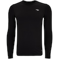 Camisa de Compressão Manga Longa com Proteção Solar UV Penalty Matís - Masculina PRETO