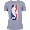 Camiseta NBA Big Logo - Masculina CINZA MESCLA