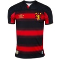 Camisa do Sport Recife I 2020 Umbro - Masculina PRETO/VERMELHO