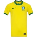 Camisa da Seleção Brasileira I 2020 Nike - Infantil AMARELO/VERDE
