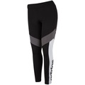 Calça Legging adidas D2M Color Block - Feminina PRETO
