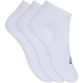 Kit de Meias Invisível Olympikus Tripack Unissex BRANCO