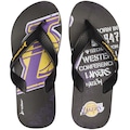 Chinelo Rider NBA Street Bold - Masculino PRETO/ROXO