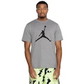 Camiseta Nike Jordan Jumpman - Masculina CINZA/PRETO