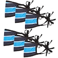 Máscara de Proteção Adams Kit com 6 Unidades AZUL/PRETO